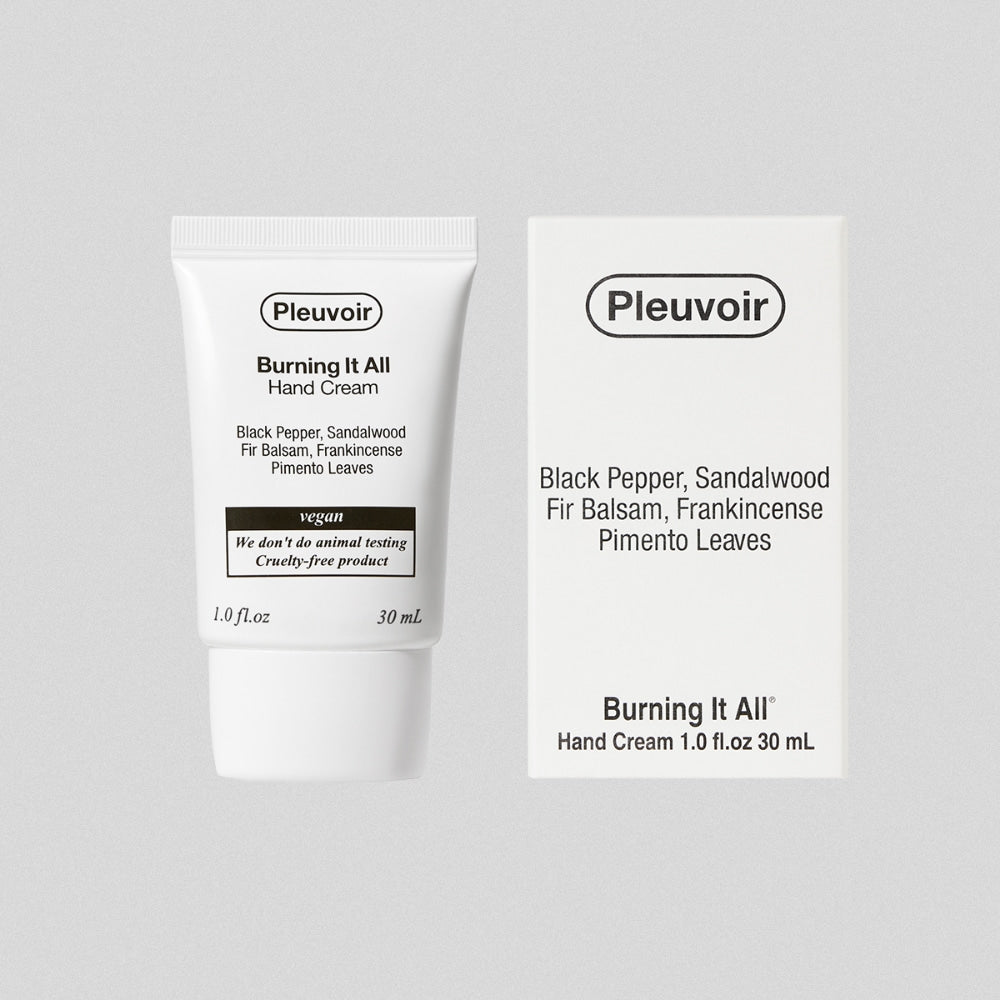 PLEUVOIR THE WHITE COLLECTION BURNING IT ALL Hand Cream 30mL
