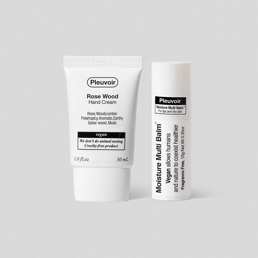 ROSE WOOD Hand Cream & Multi Balm Set