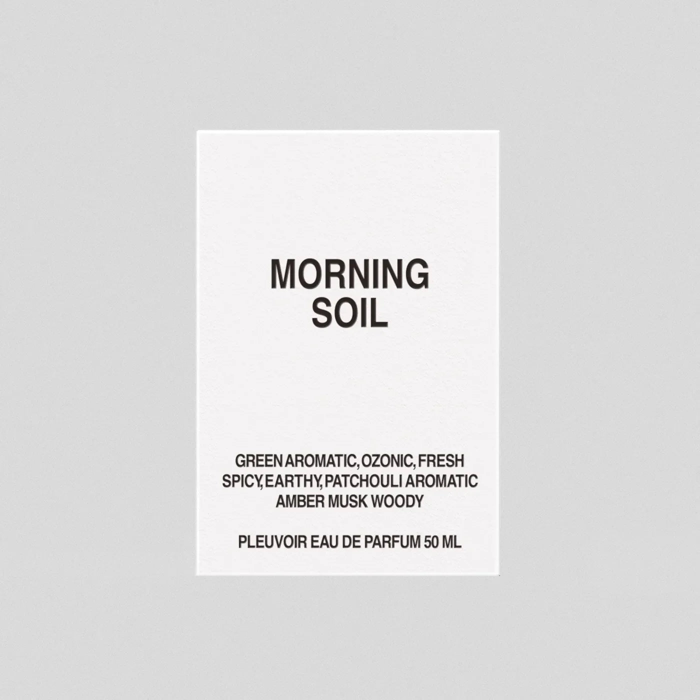 MORNING SOIL Eau De Parfum 50ml