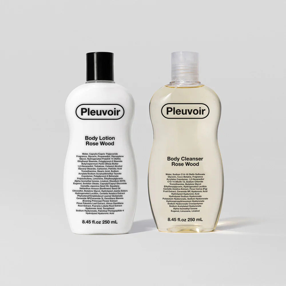 ROSE WOOD Body Set – Cleanser & Lotion 250ml x 2