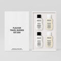 TRAVEL BUDDIES – Set of 4 MORNING SOIL & HINOKI LEATHER | 40ml x 4