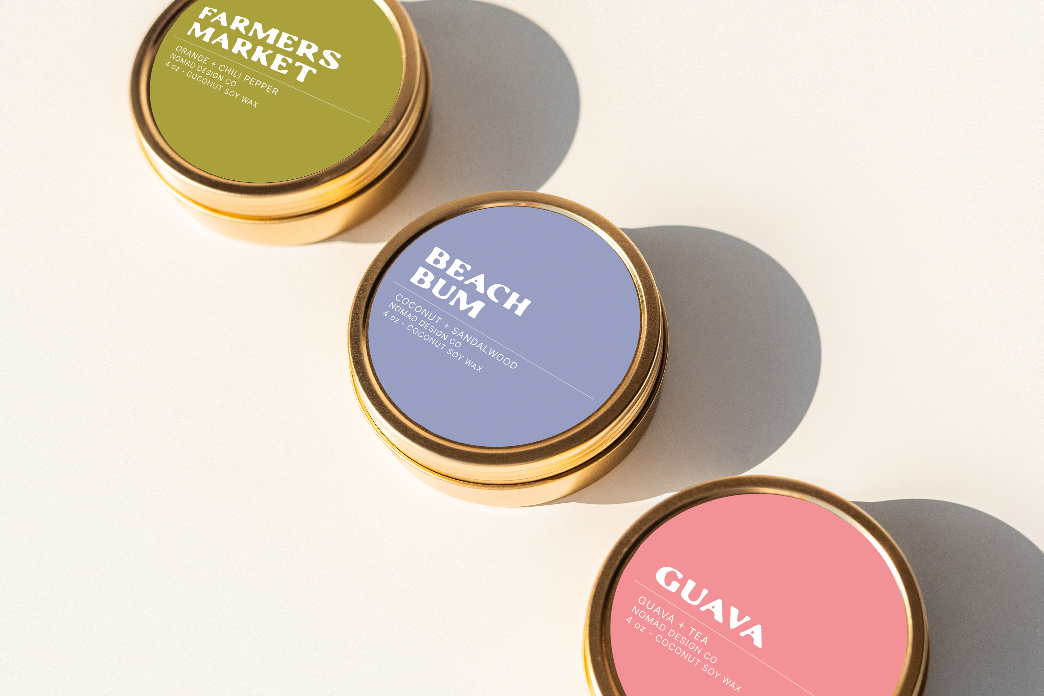 Beach Bum Travel Tin Candle