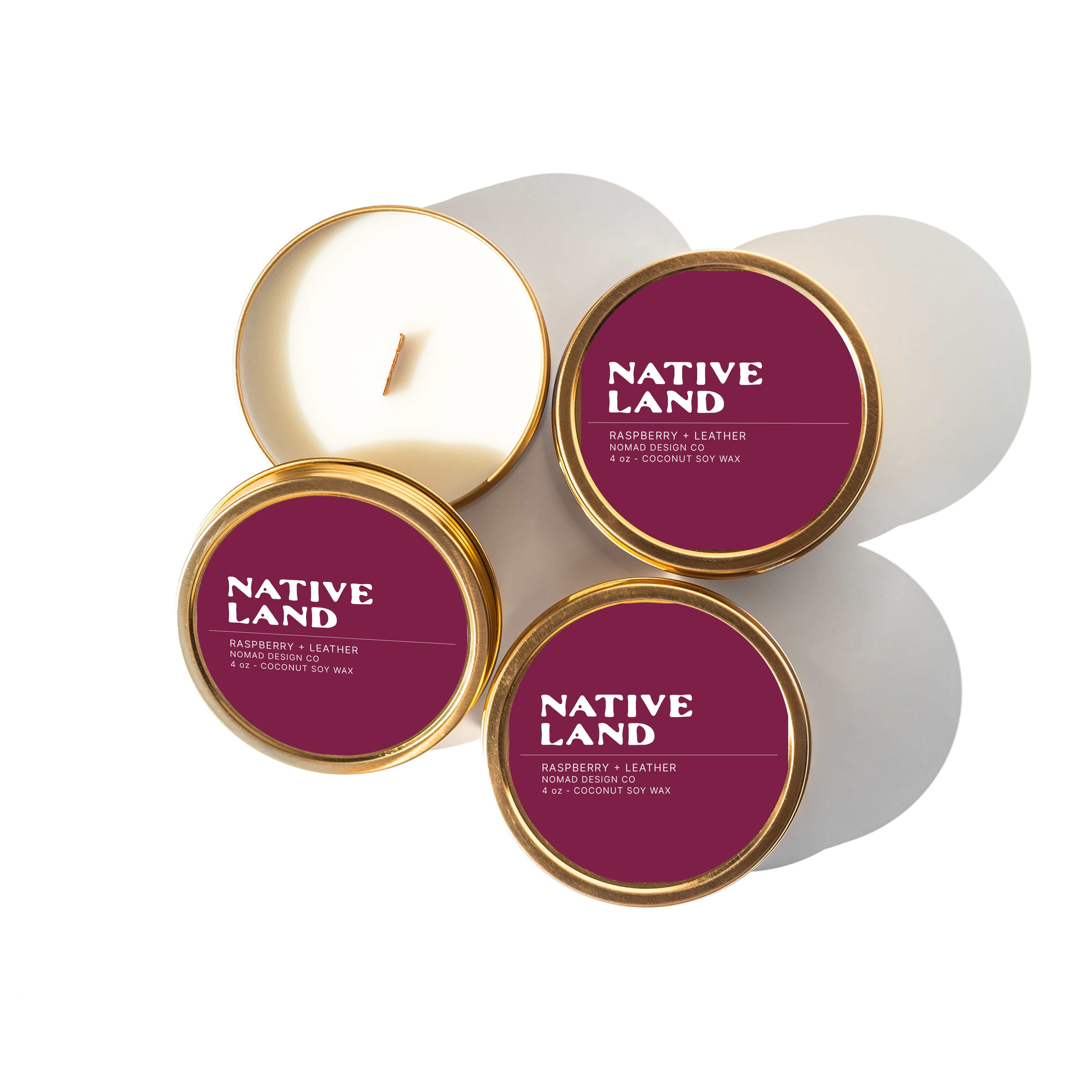Native Land Travel Tin Candle