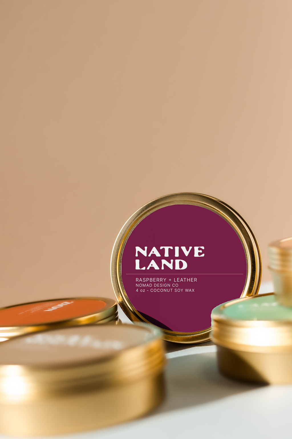 Native Land Travel Tin Candle